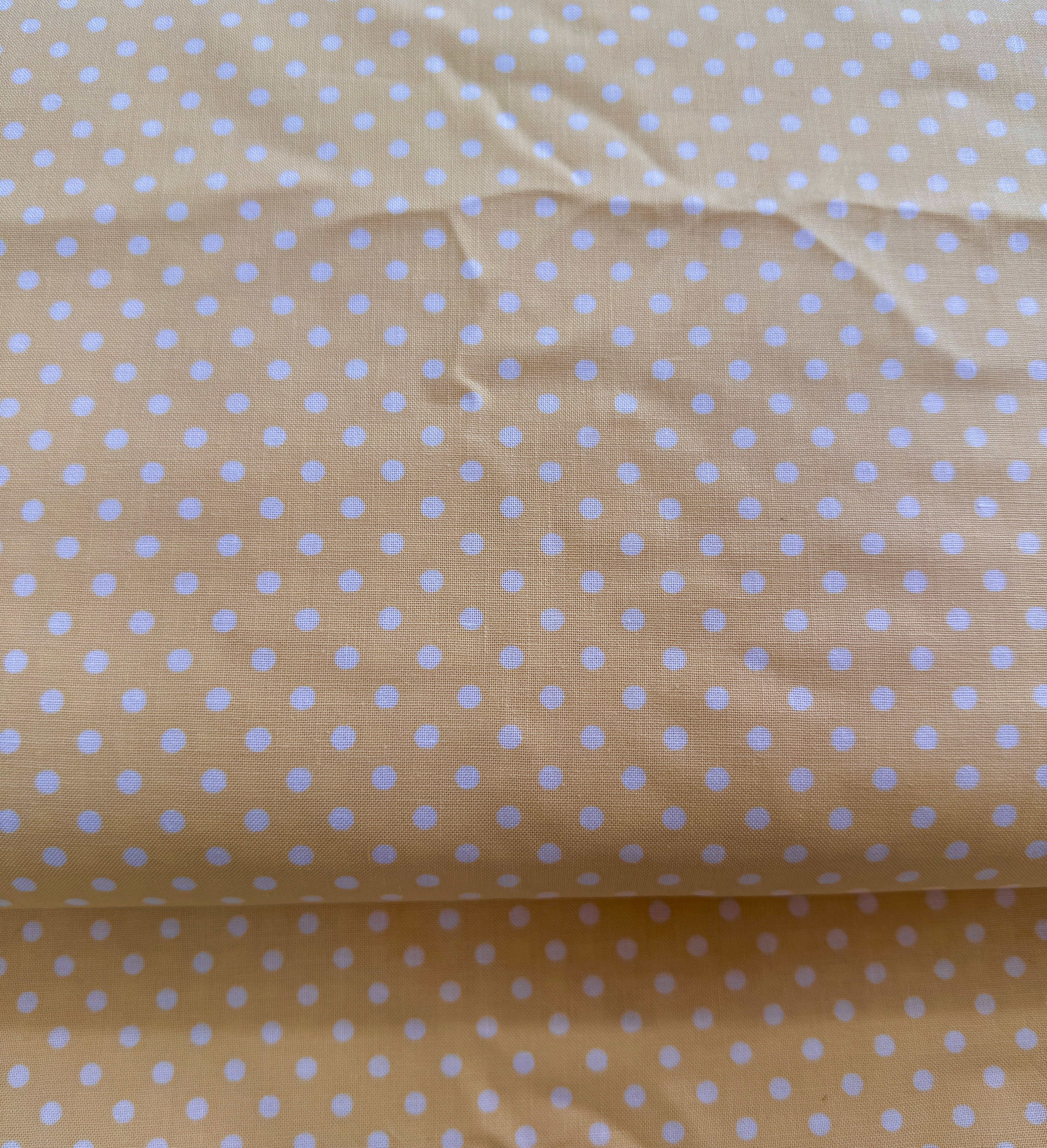 Sevenberry Dots-A-Lot - Dots Yellow Yardage