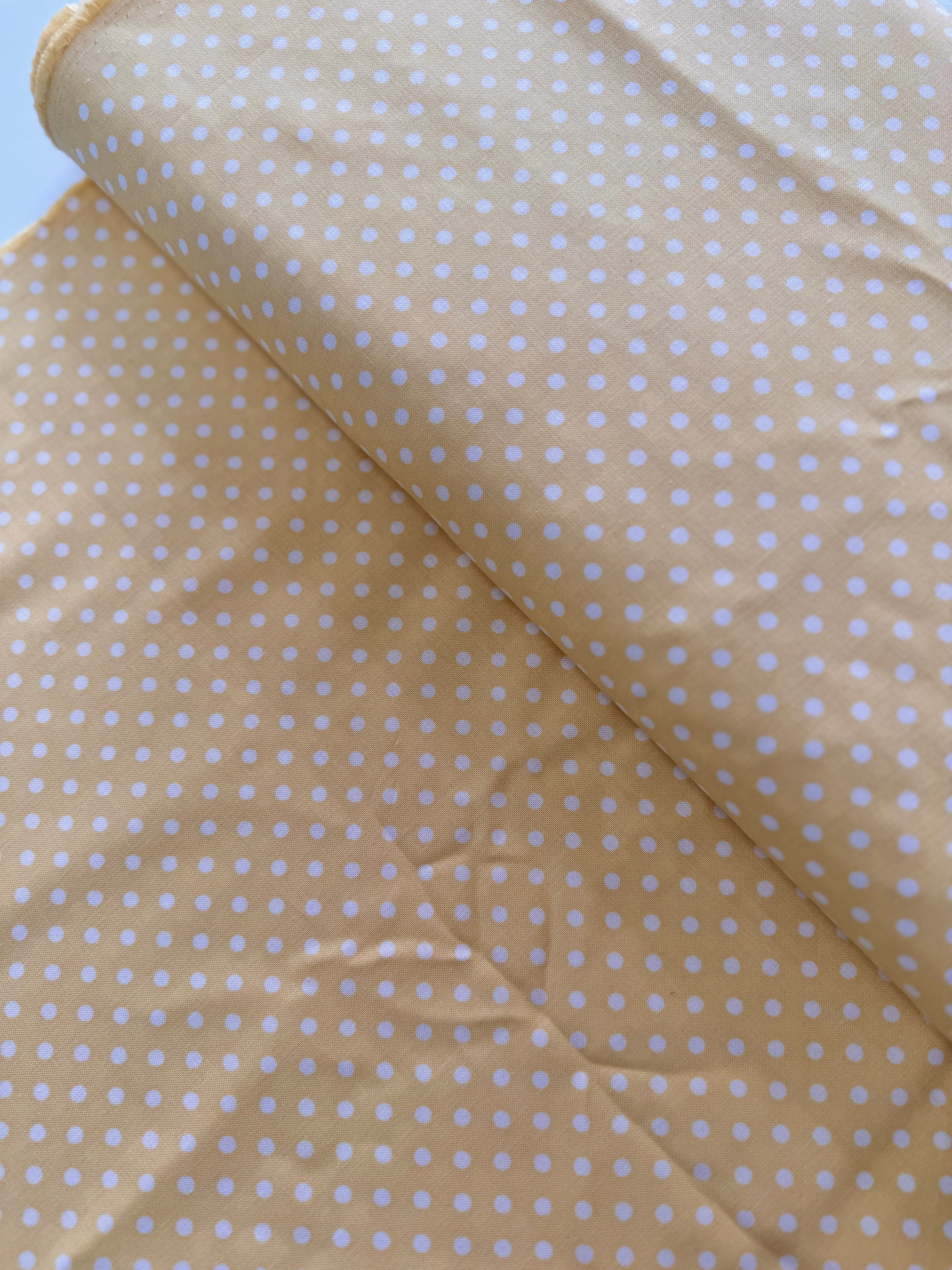 Sevenberry Dots-A-Lot - Dots Yellow Yardage