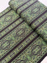 Maison Border Brown Green Fabric by Jinny Beyer for RJR Fabrics – classic brown and green border quilting cotton