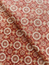 Sevenberry Nara Homespun red floral Japanese cotton fabric.