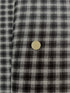 Farmhouse Flannels III - Square Plaid Black Top Road Flannel - Remnant
