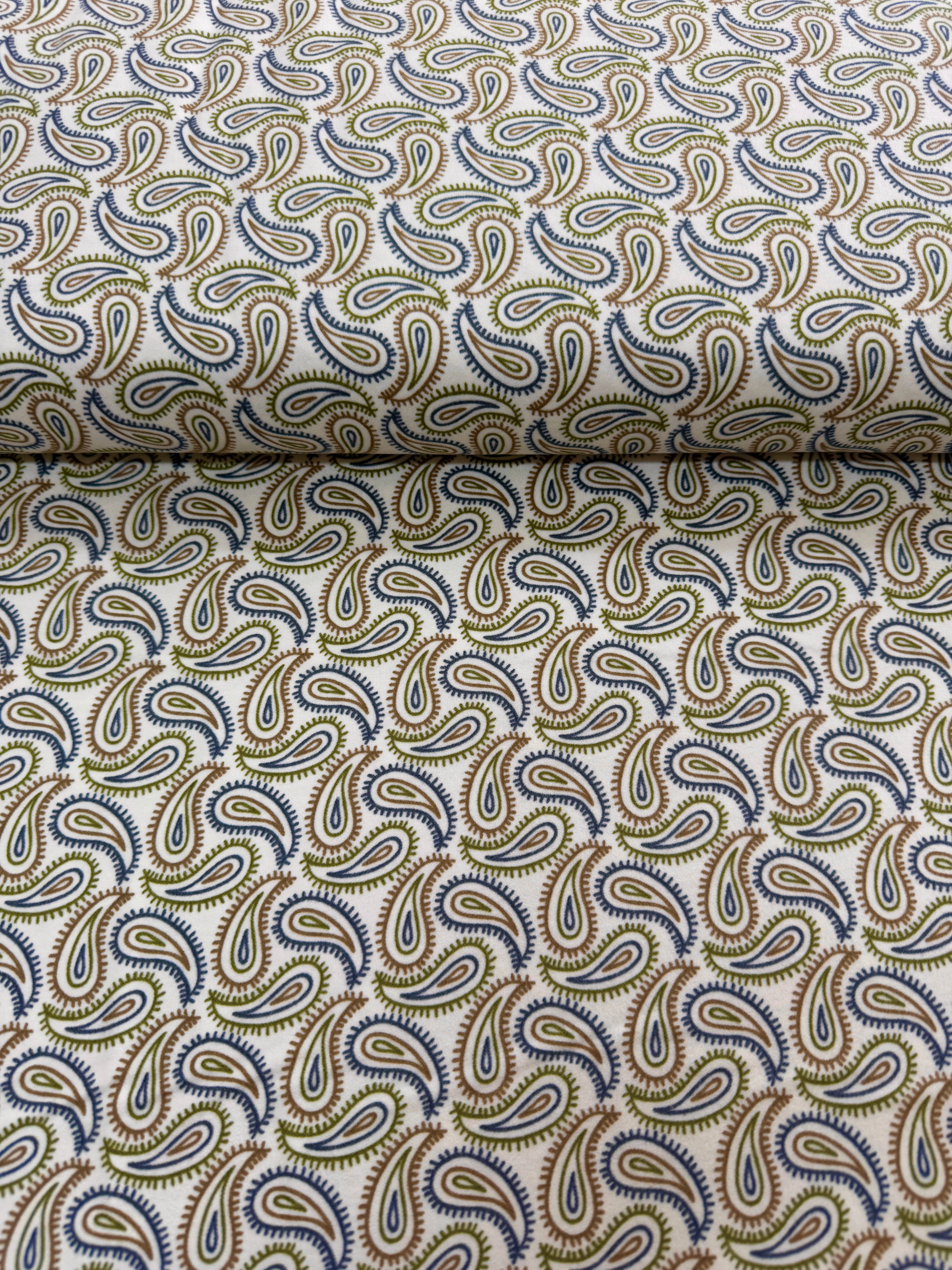 Fall Fantasy Flannels - Paisley Birch Flannel Yardage