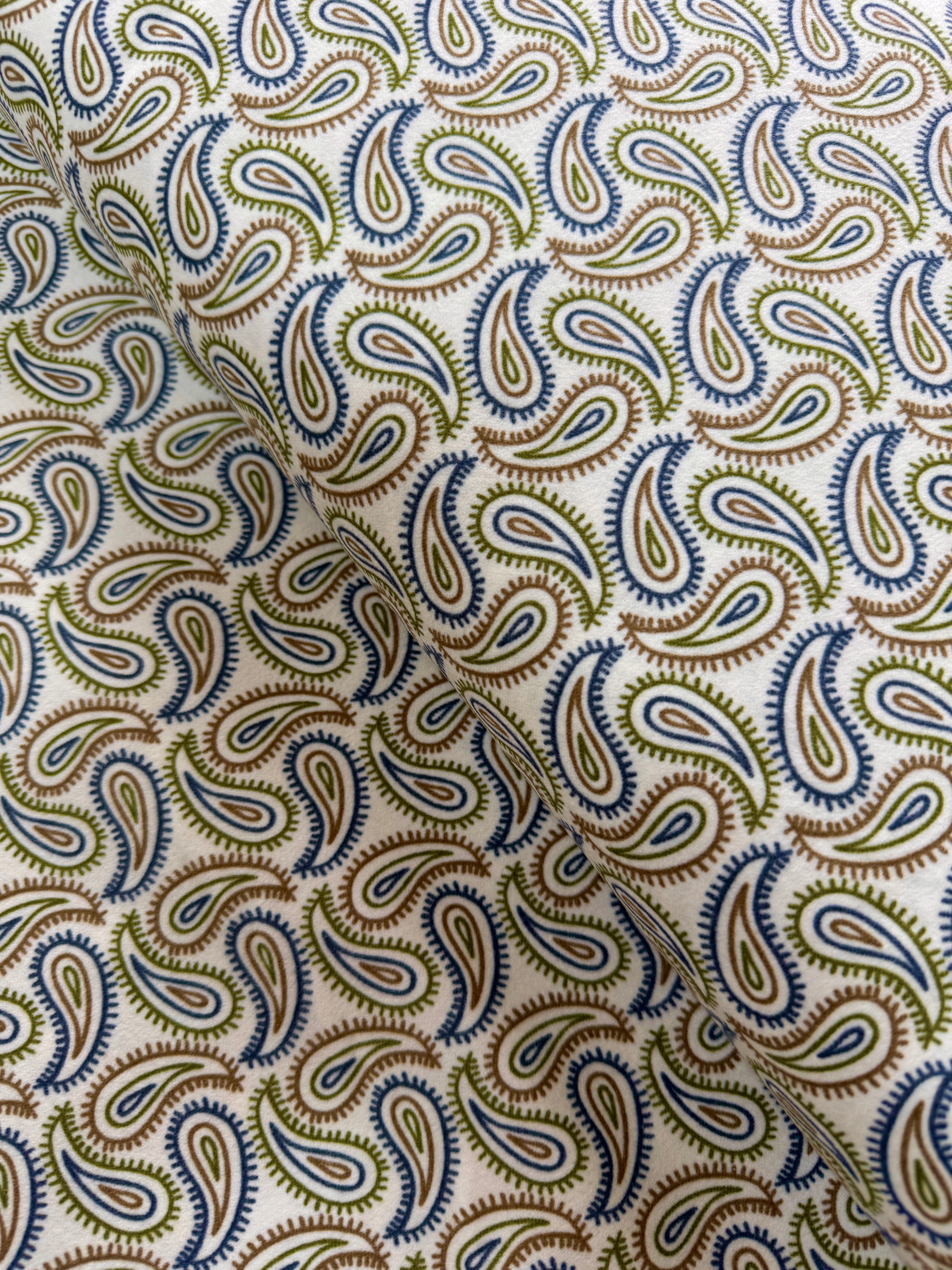 Fall Fantasy Flannels - Paisley Birch Flannel Yardage