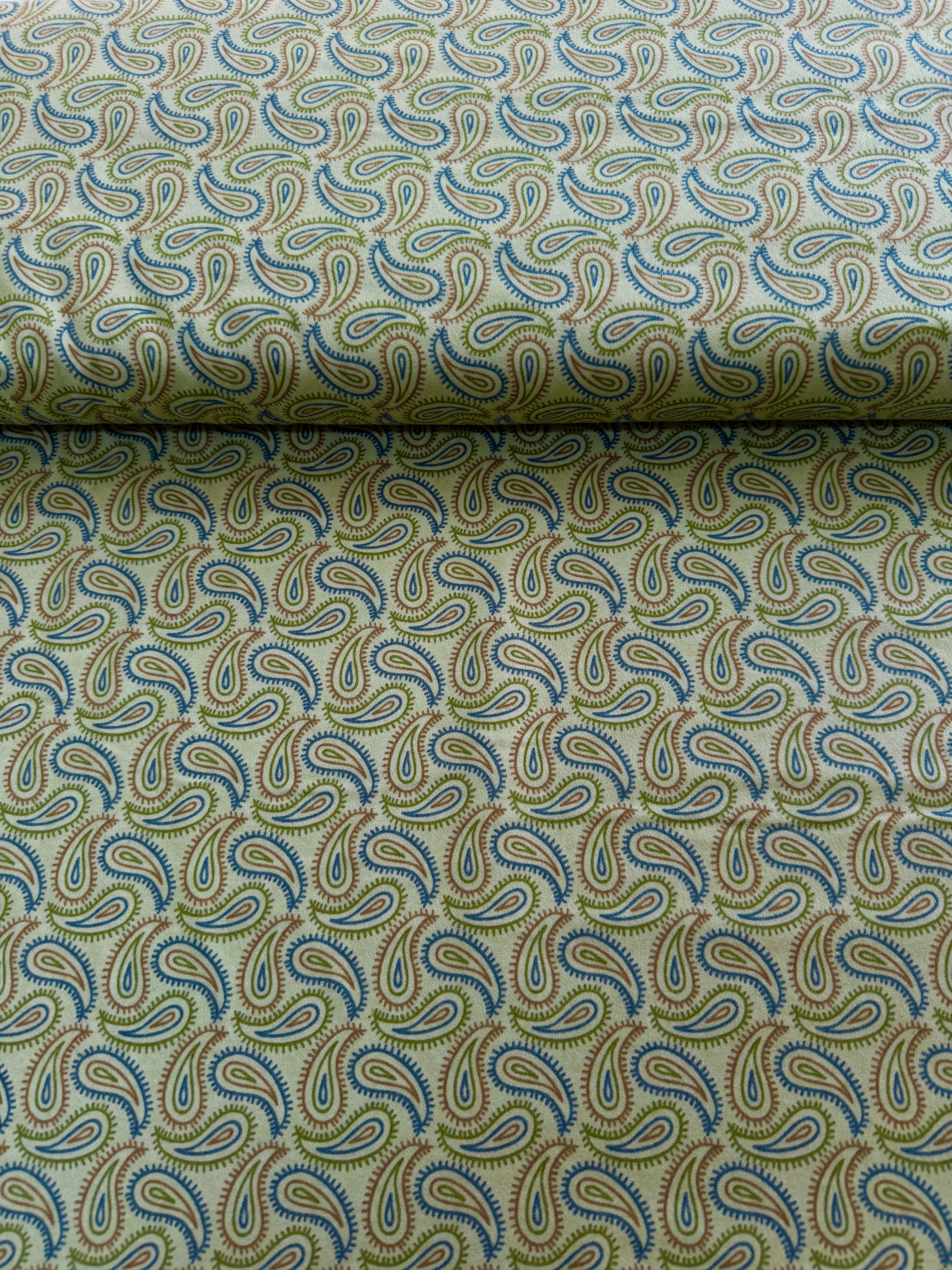 Fall Fantasy Flannels - Paisley Fern Flannel Yardage