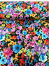 Day Dreaming - Rainbow Dream Florals on Black Yardage