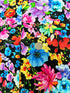 Day Dreaming - Rainbow Dream Florals on Black Yardage
