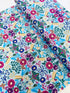 Midnight Nectar - Hummingbirds Sky Metallic Yardage