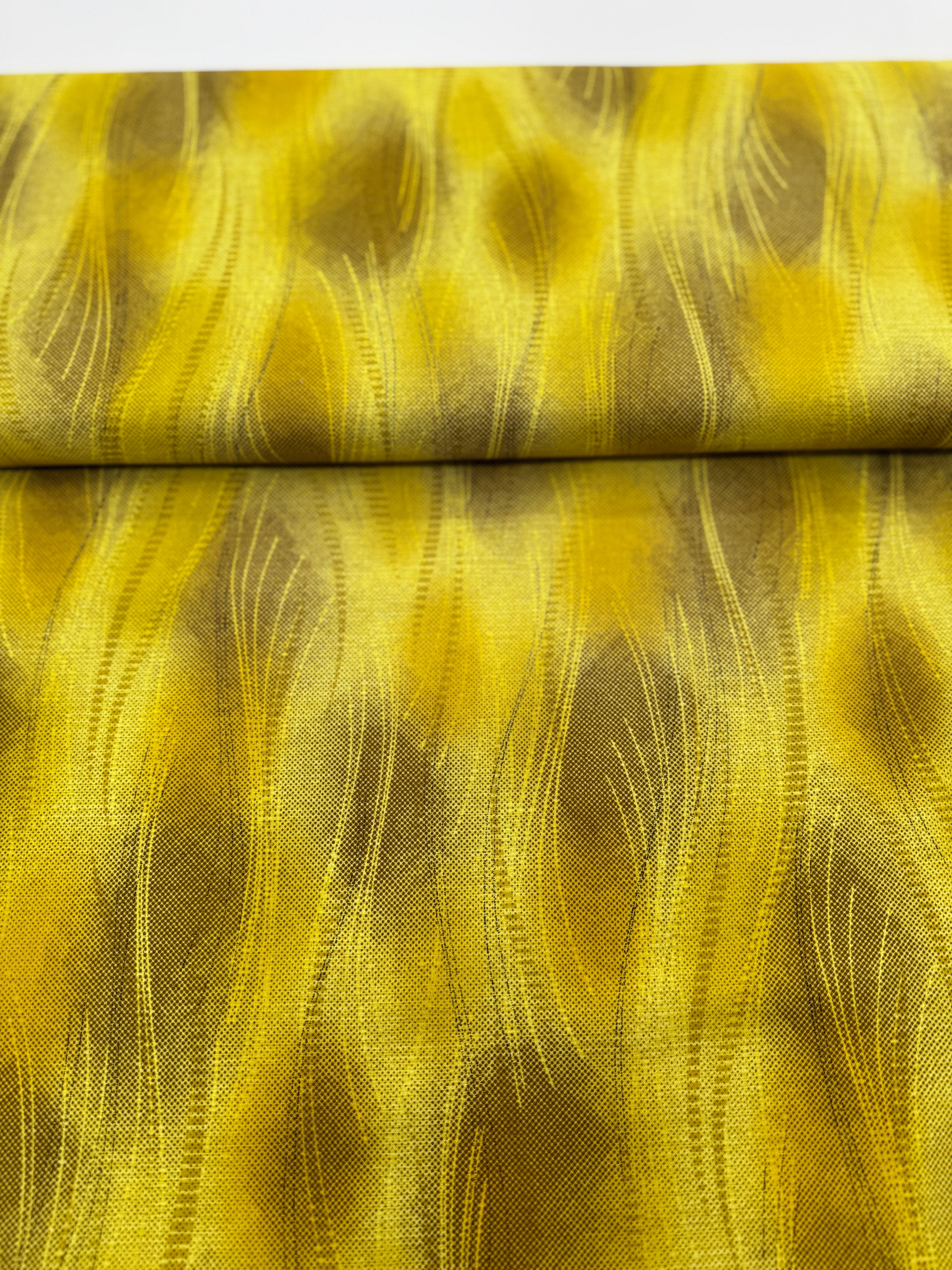Amber Waves - Woven Matt Mustard Yardage