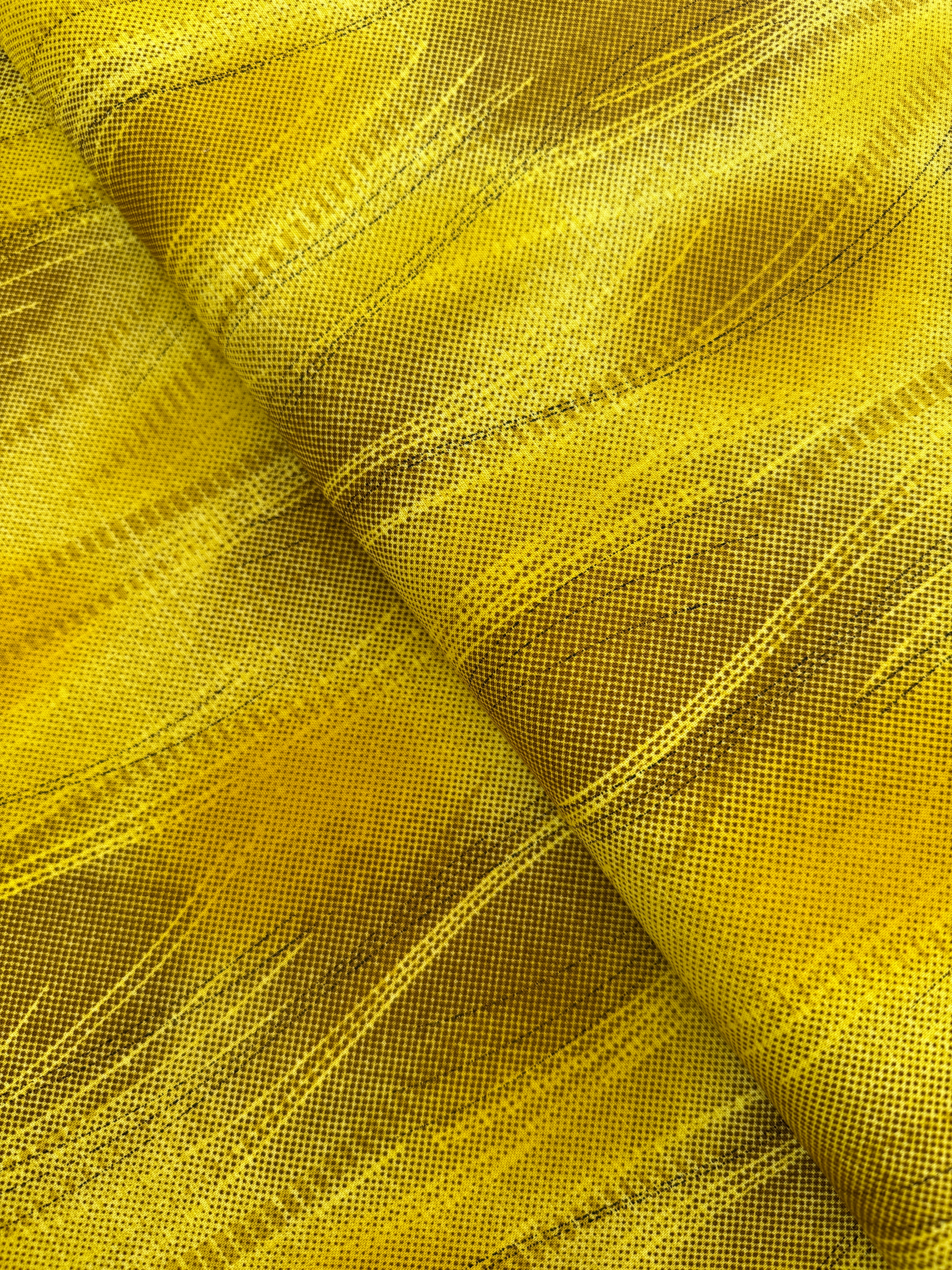 Amber Waves - Woven Matt Mustard Yardage