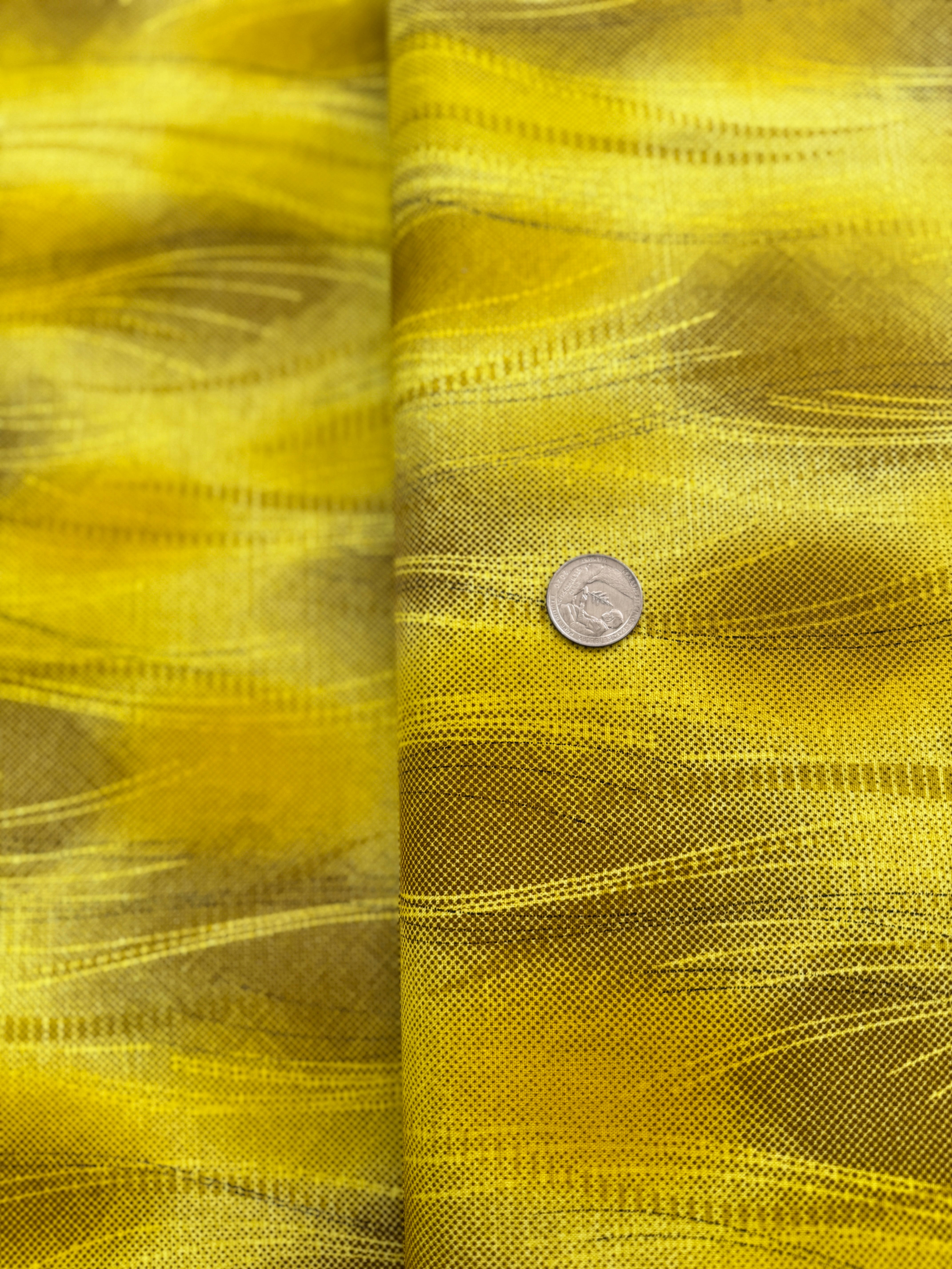 Amber Waves - Woven Matt Mustard Yardage