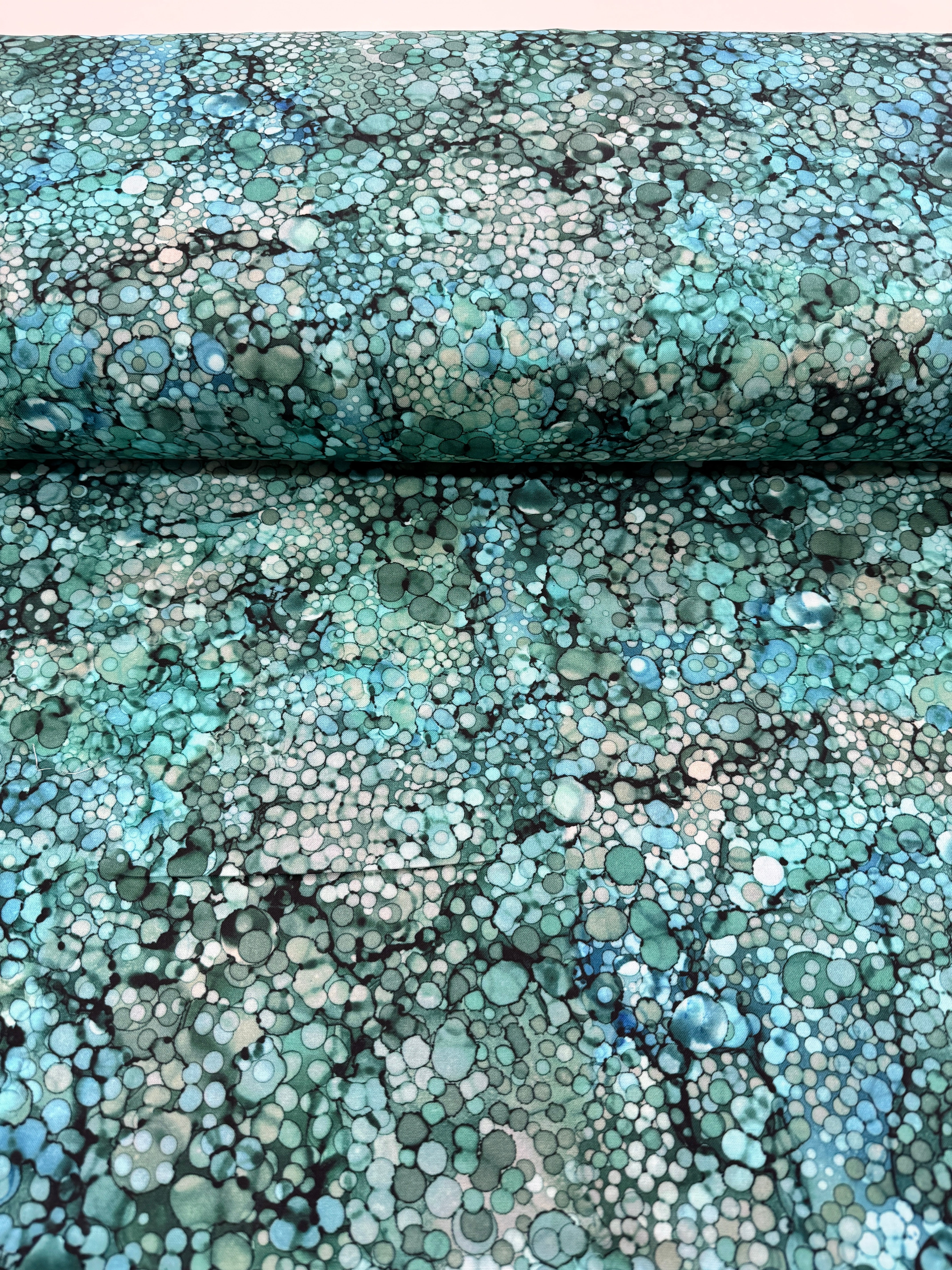 Bliss Wide Backing - Tranquility Teal 108" Wide Yardage