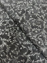 Holiday Flourish-Snow flower - Swirls Graphite Metallic Yardage