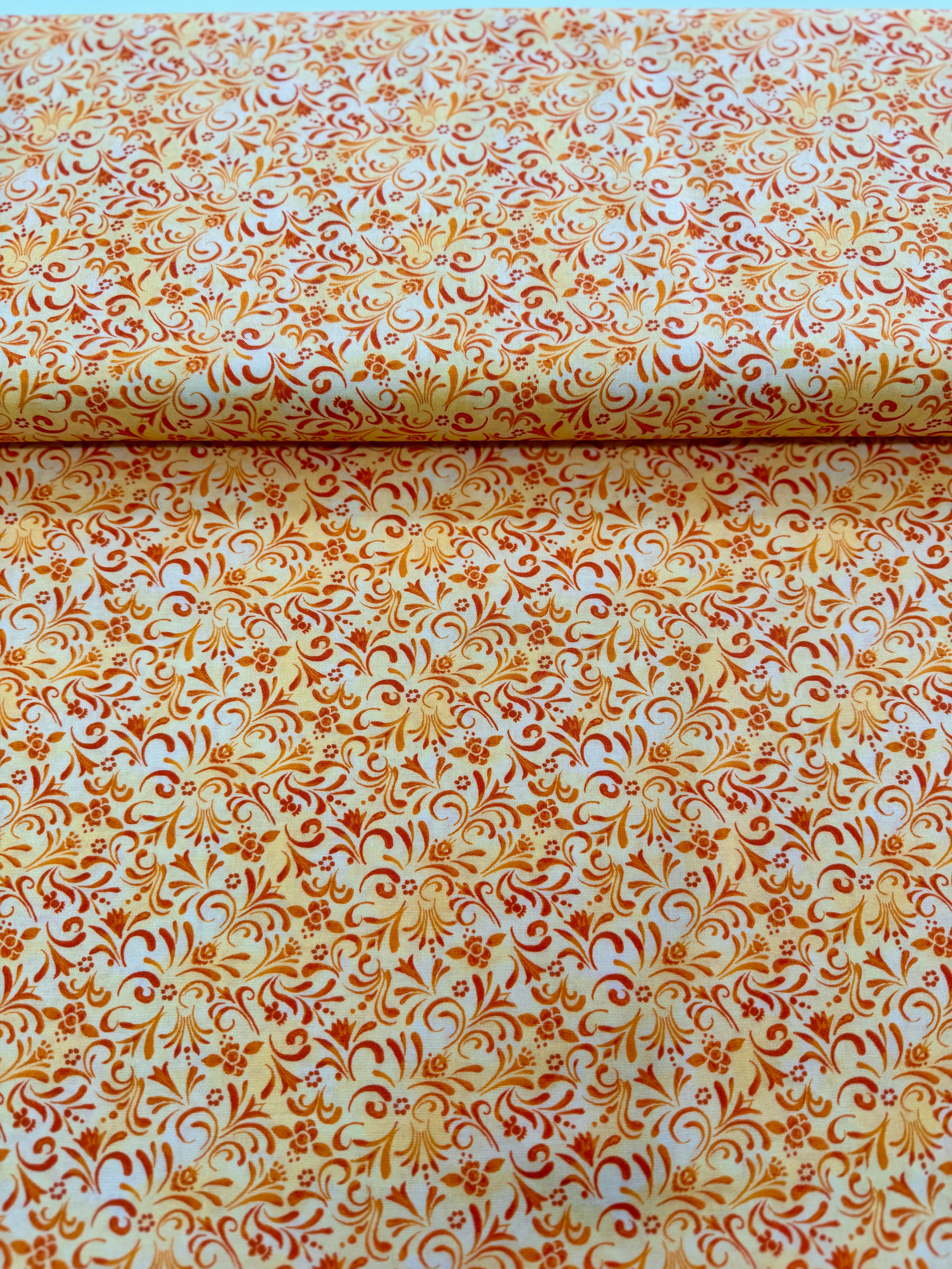 Shorelights - Shorelights Scroll Yellow Yardage