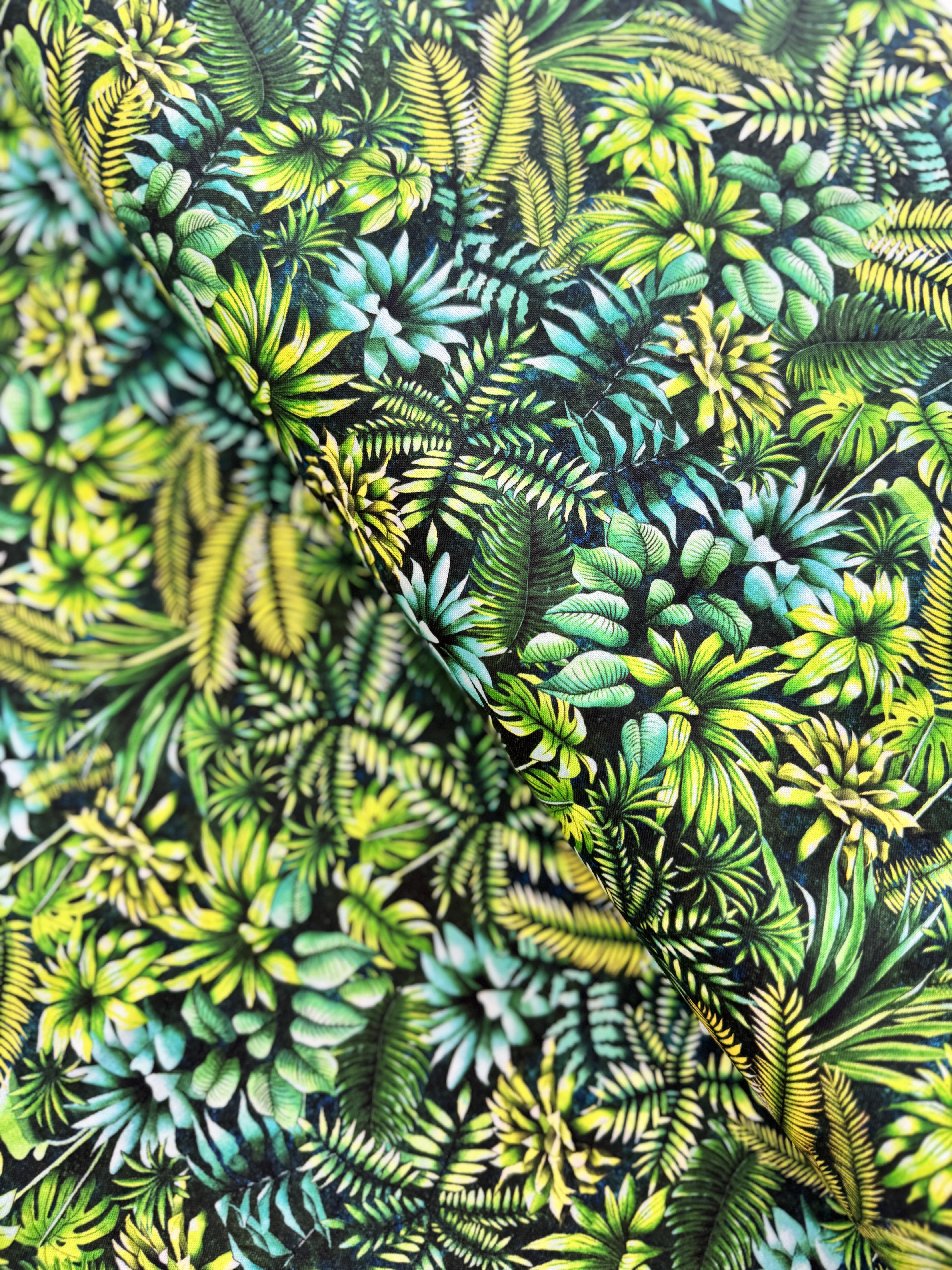 Tropical Canyon - Green Jungle Yardage