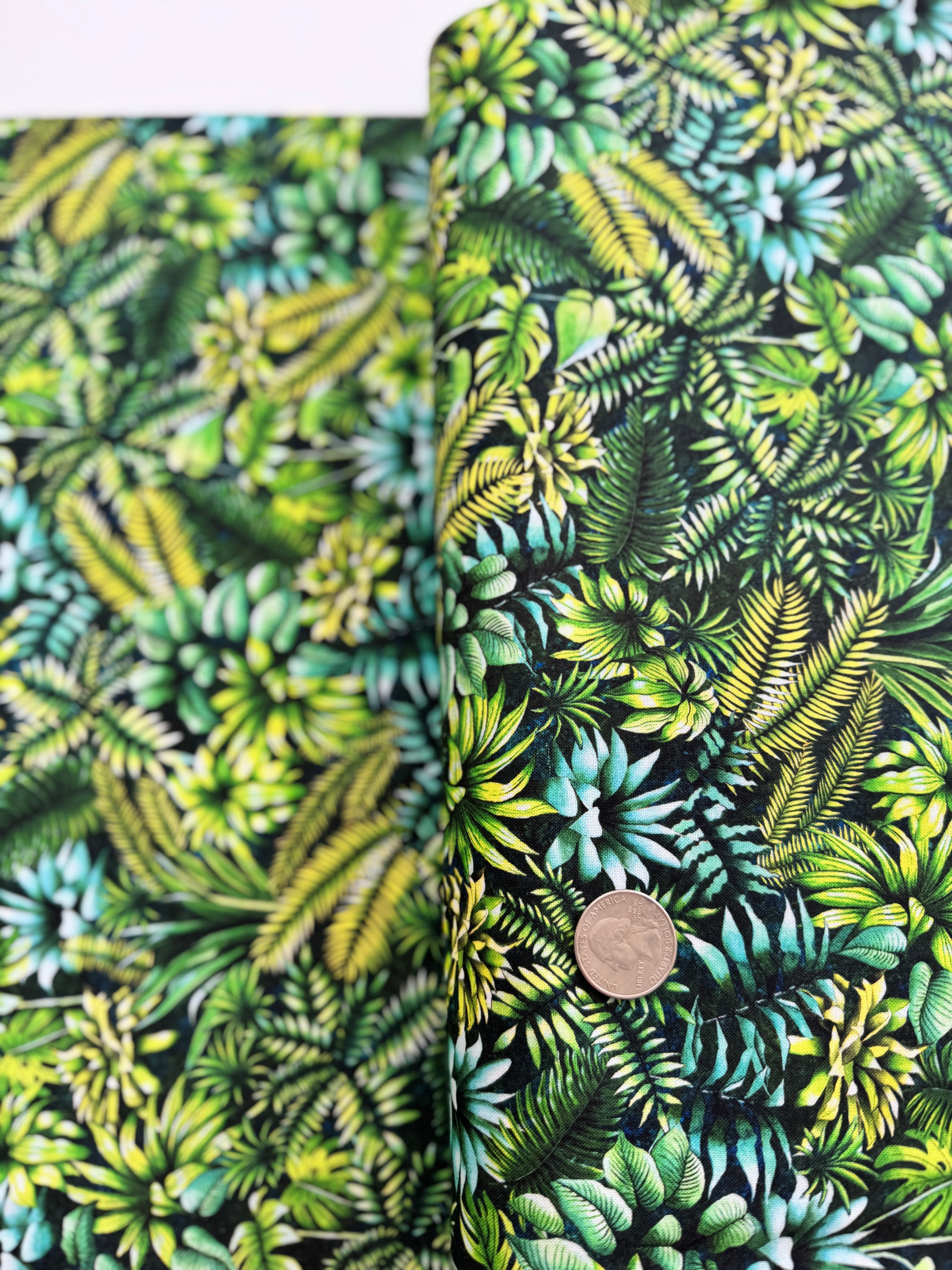 Tropical Canyon - Green Jungle Yardage
