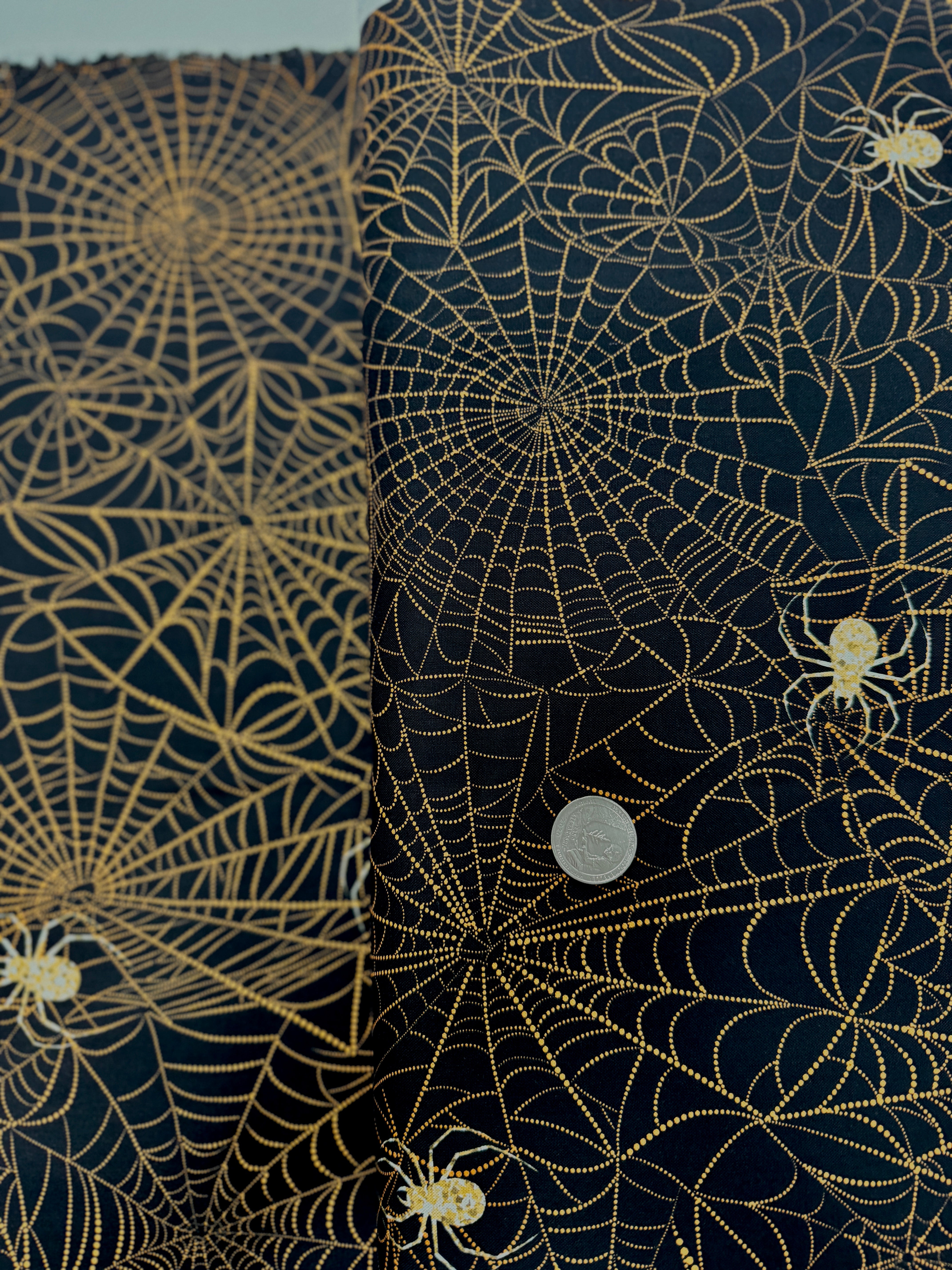 Boo! - Spiders And Webs Halloween Yardage