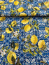 Mediterranean Escape Navy fabric with deep blue digital texture by Hoffman Fabrics
