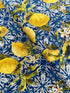 Mediterranean Escape Navy fabric with deep blue digital texture by Hoffman Fabrics