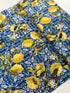 Mediterranean Escape Navy fabric with deep blue digital texture by Hoffman Fabrics