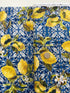 Mediterranean Escape Navy fabric with deep blue digital texture by Hoffman Fabrics