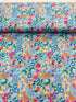 Creative Landscapes Flowers on Blue Yardage