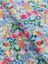 Creative Landscapes Flowers on Blue Yardage