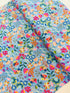 Creative Landscapes Flowers on Blue Yardage