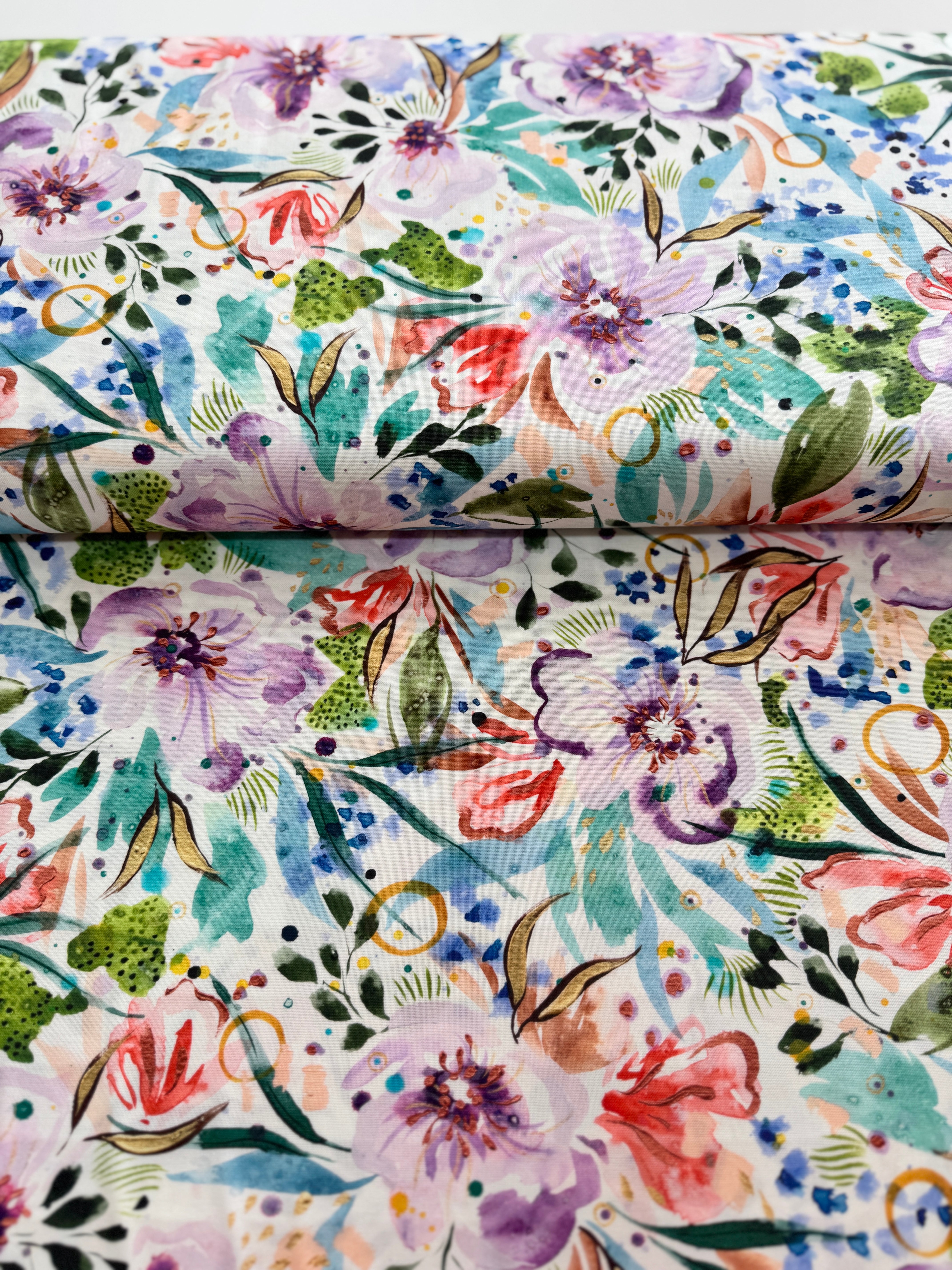 Wanderlust - Alpine Floret Cloud Yardage