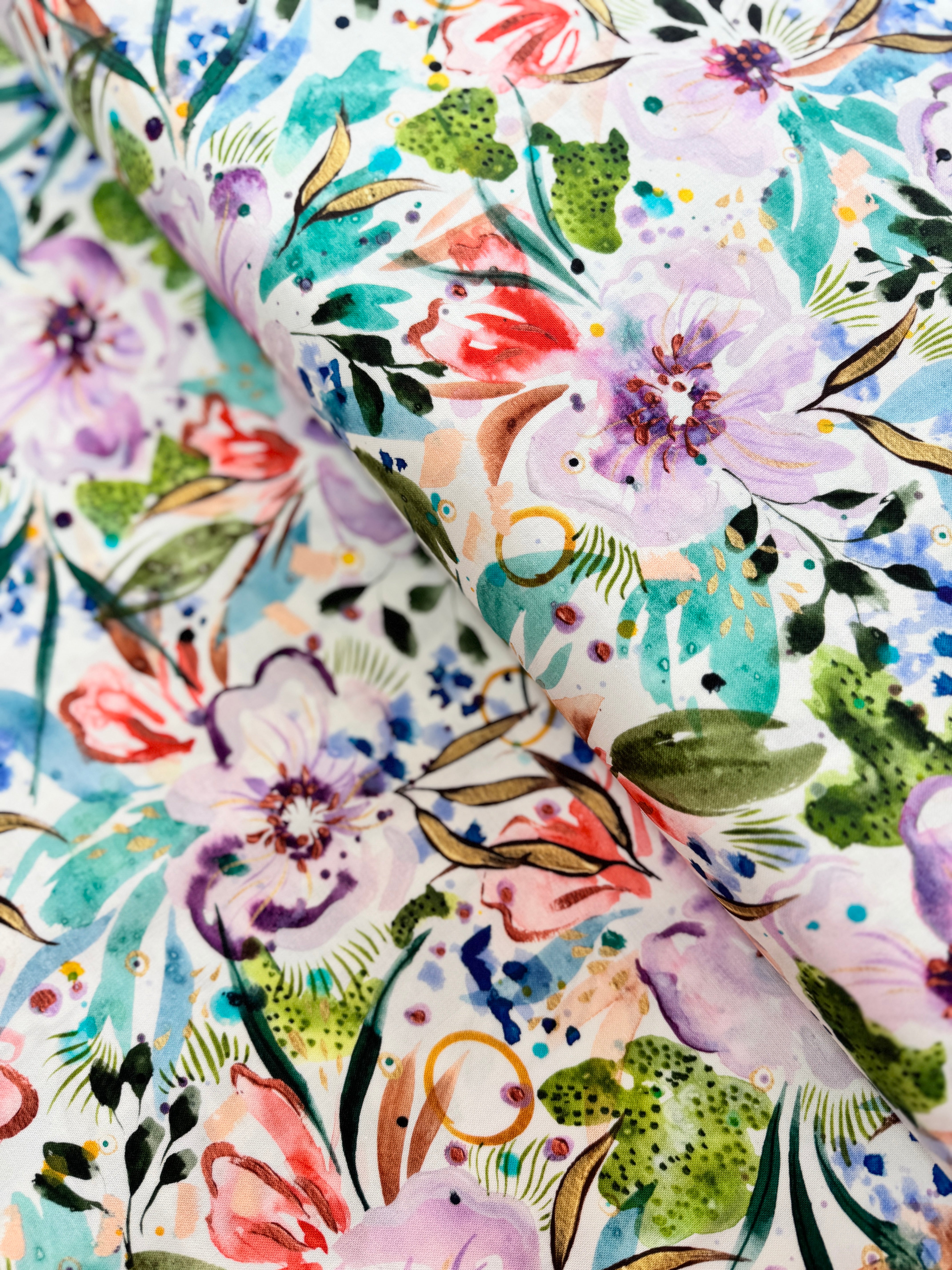 Wanderlust - Alpine Floret Cloud Yardage