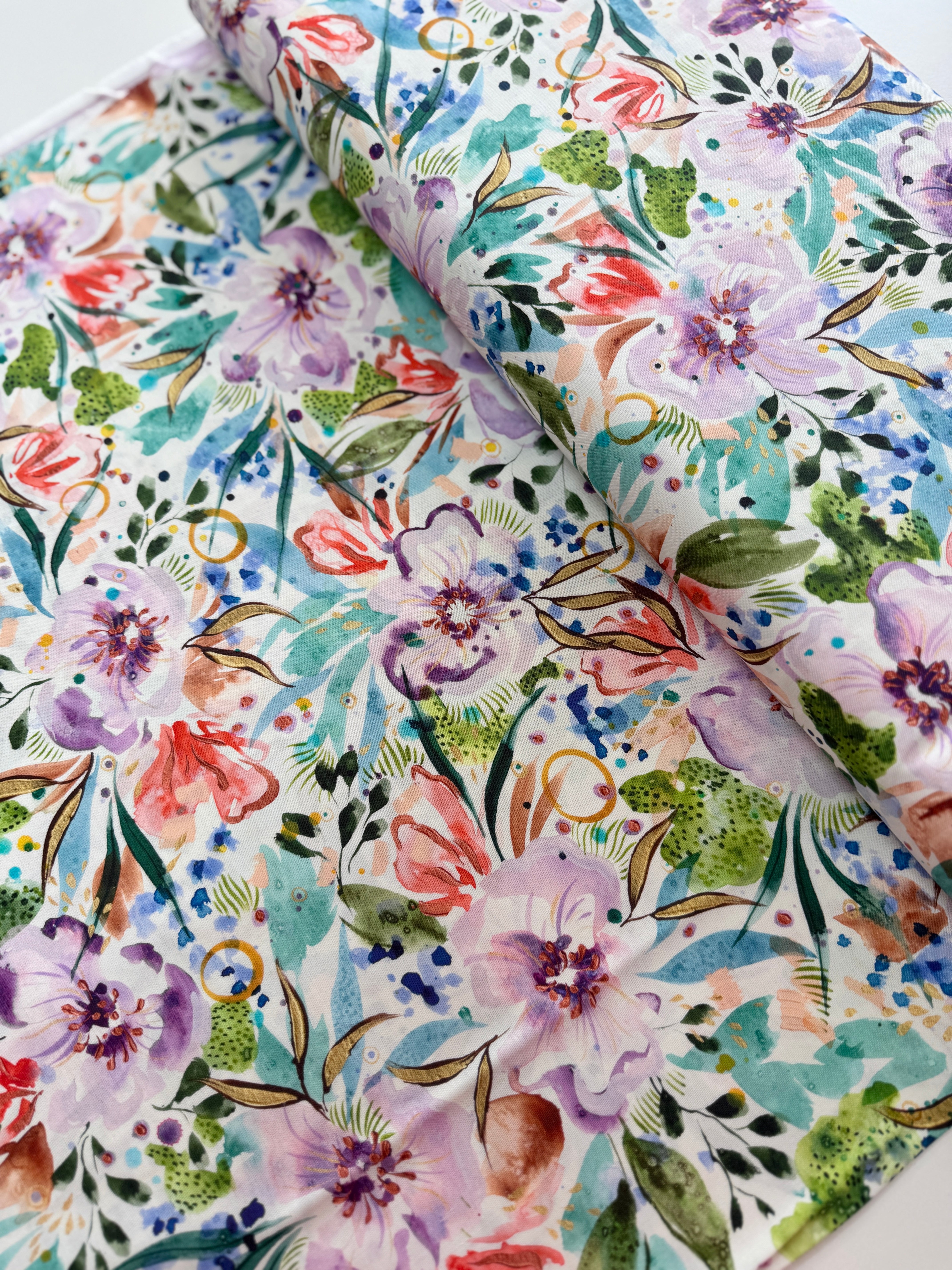 Wanderlust - Alpine Floret Cloud Yardage