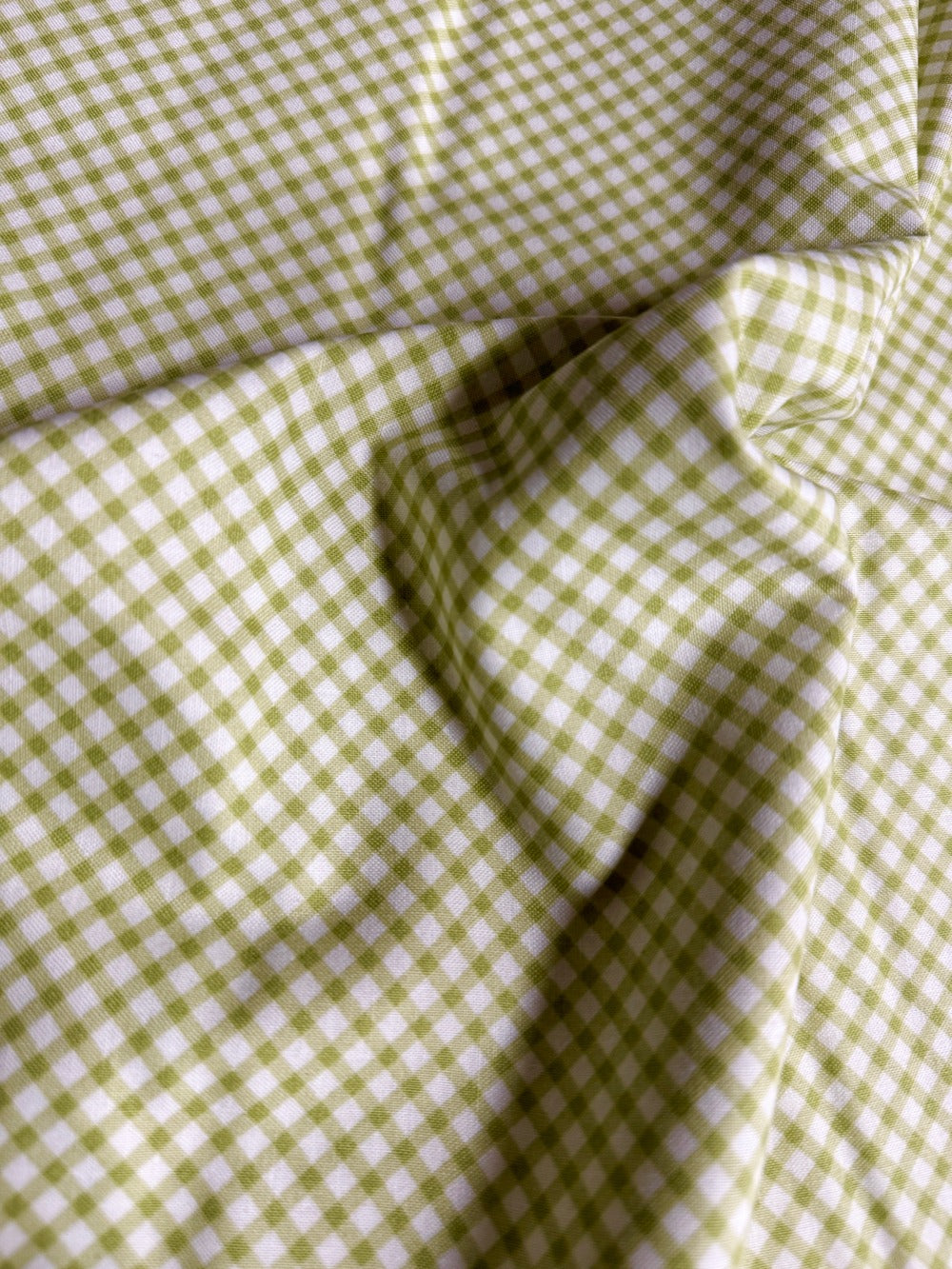 Invoice for 8 yards 15 inches - Ellie - Green Gingham