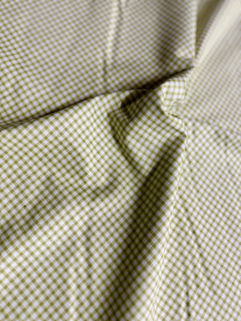 Invoice for 8 yards 15 inches - Ellie - Green Gingham