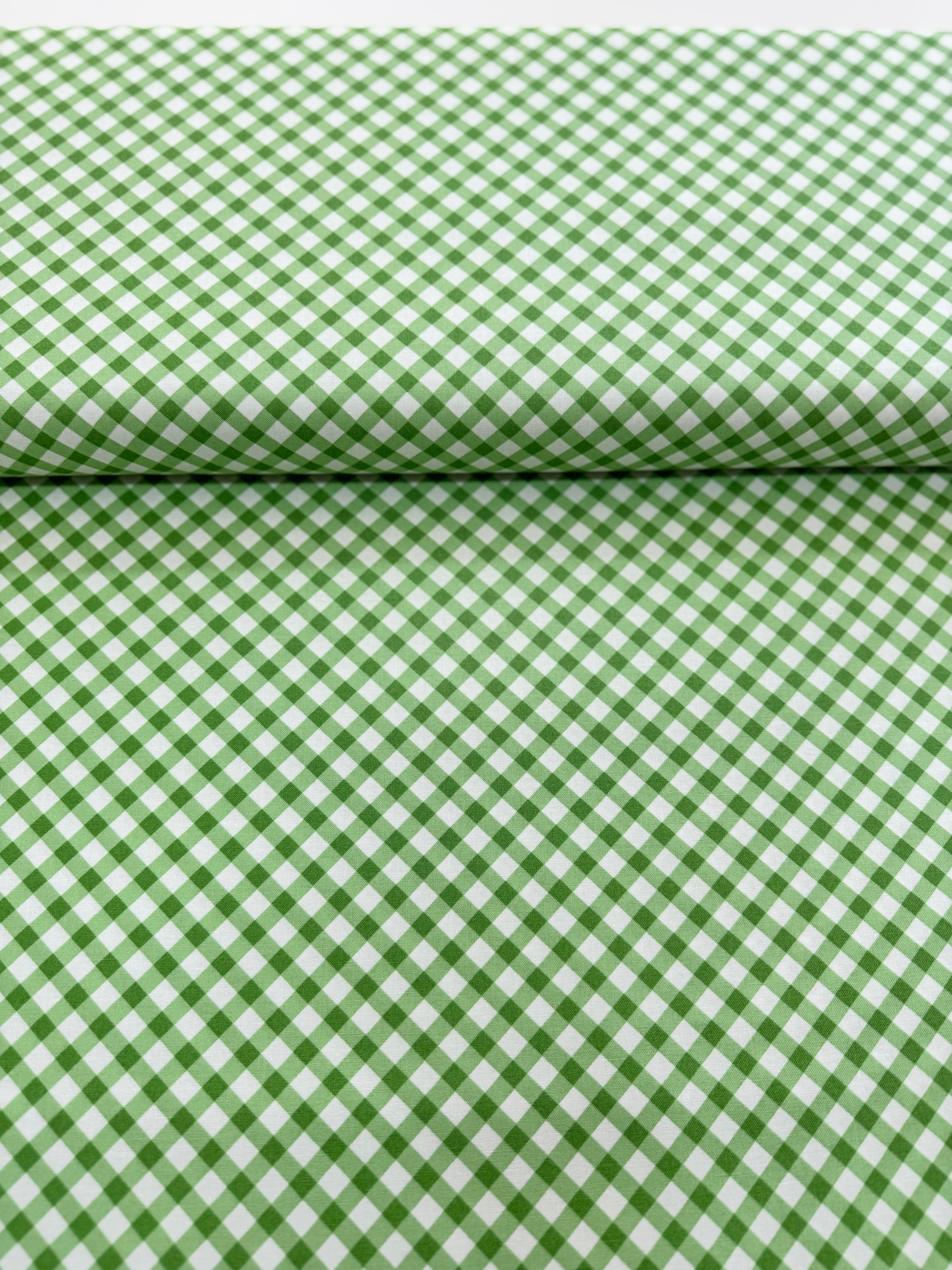 Summertime - Picnic Checks Green Yardage