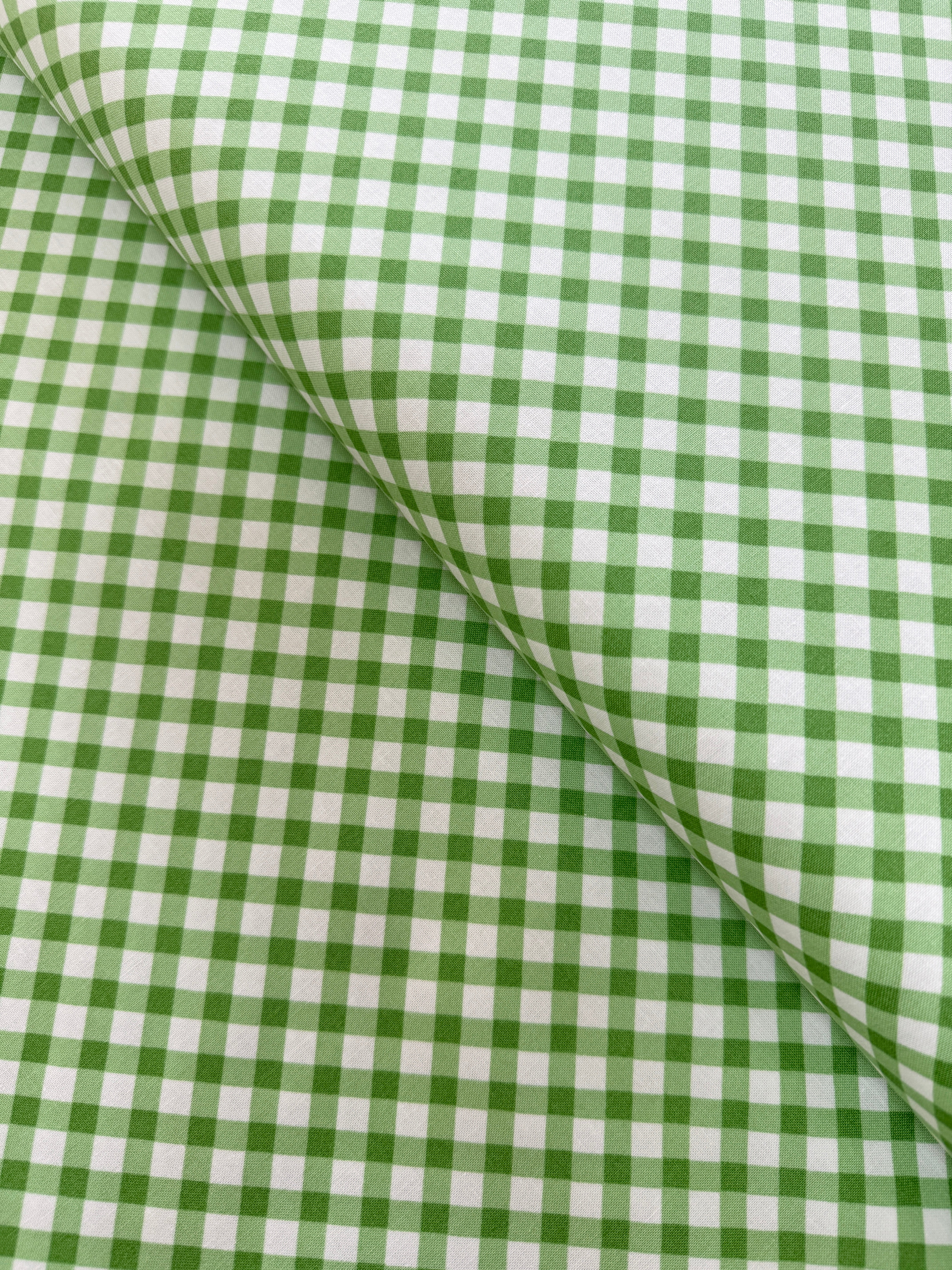 Summertime - Picnic Checks Green Yardage