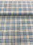 On Lake Time - Lakehouse Plaid Cloud White Yardage