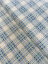 On Lake Time - Lakehouse Plaid Cloud White Yardage