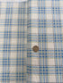 On Lake Time - Lakehouse Plaid Cloud White Yardage
