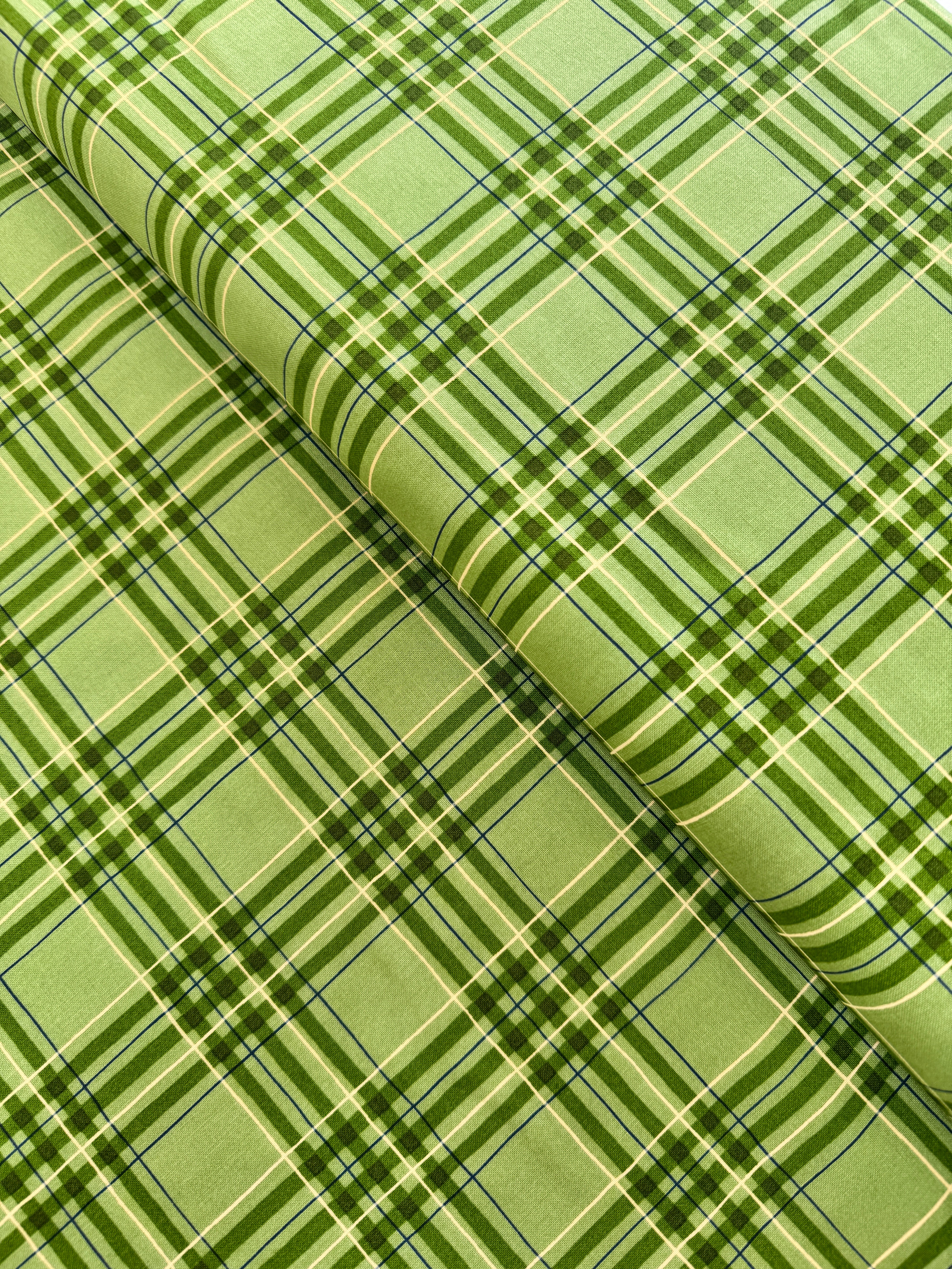 On Lake Time - Lakehouse Plaid Spring Yardage