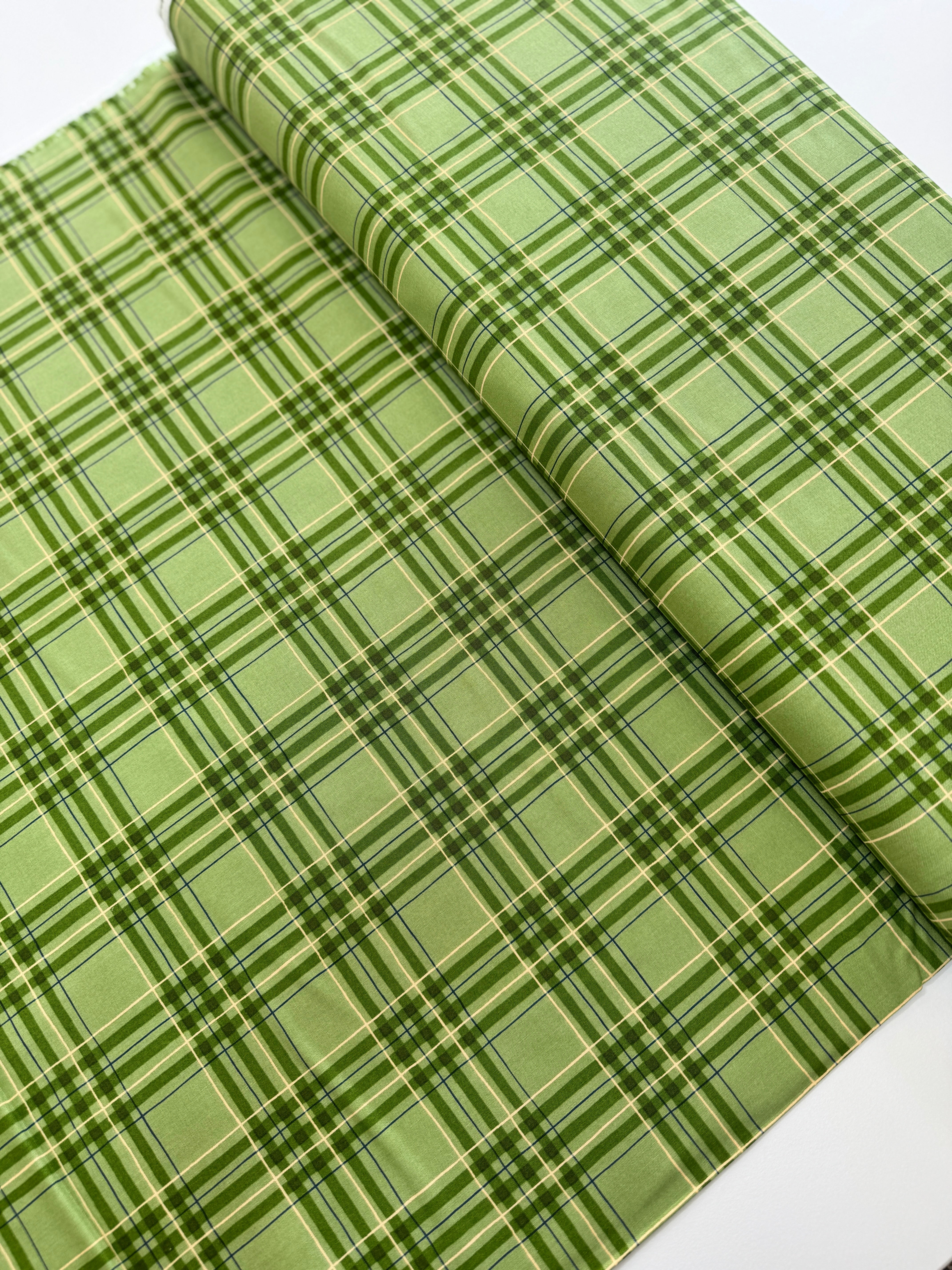 On Lake Time - Lakehouse Plaid Spring Yardage