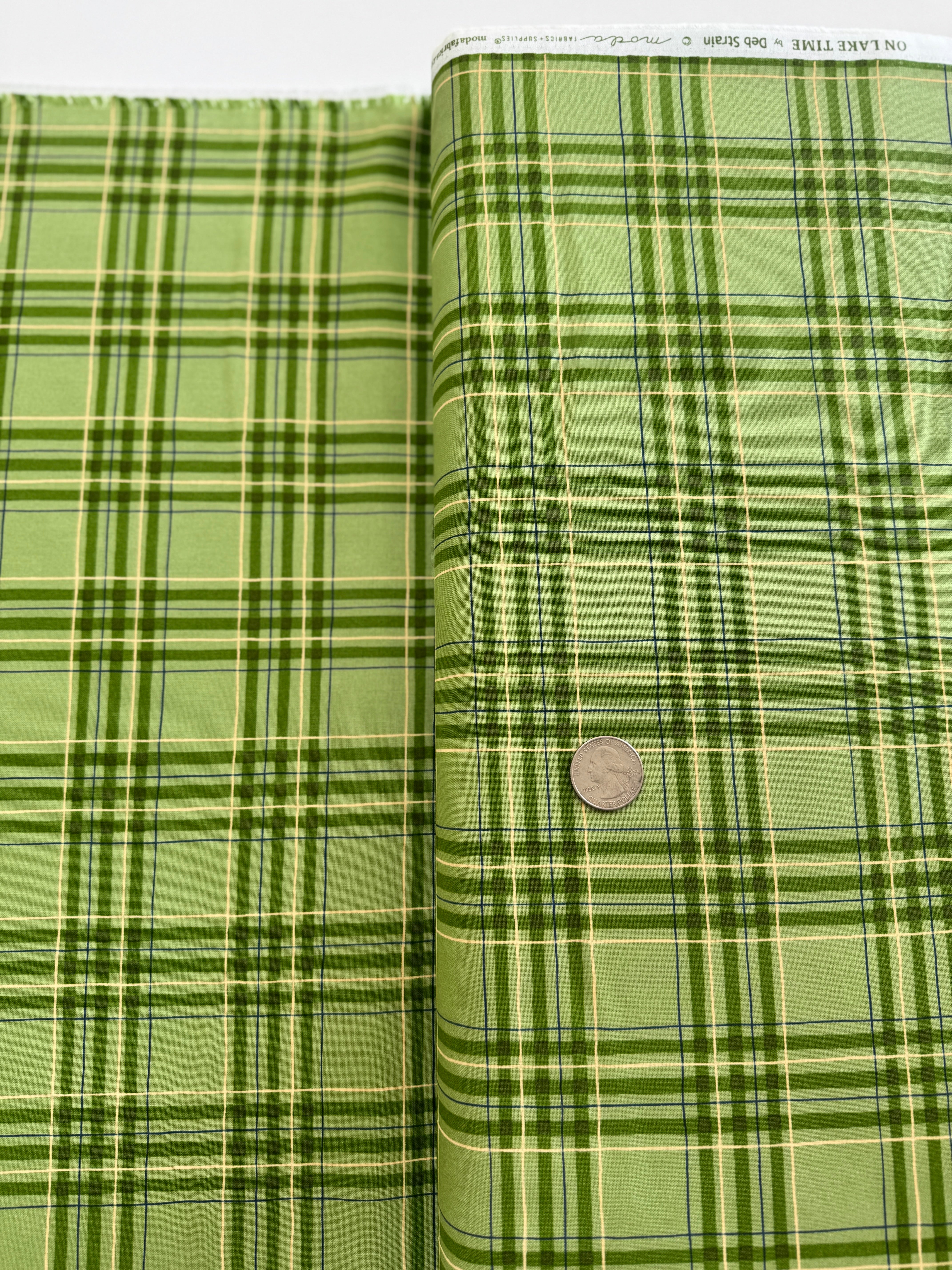 On Lake Time - Lakehouse Plaid Spring Yardage