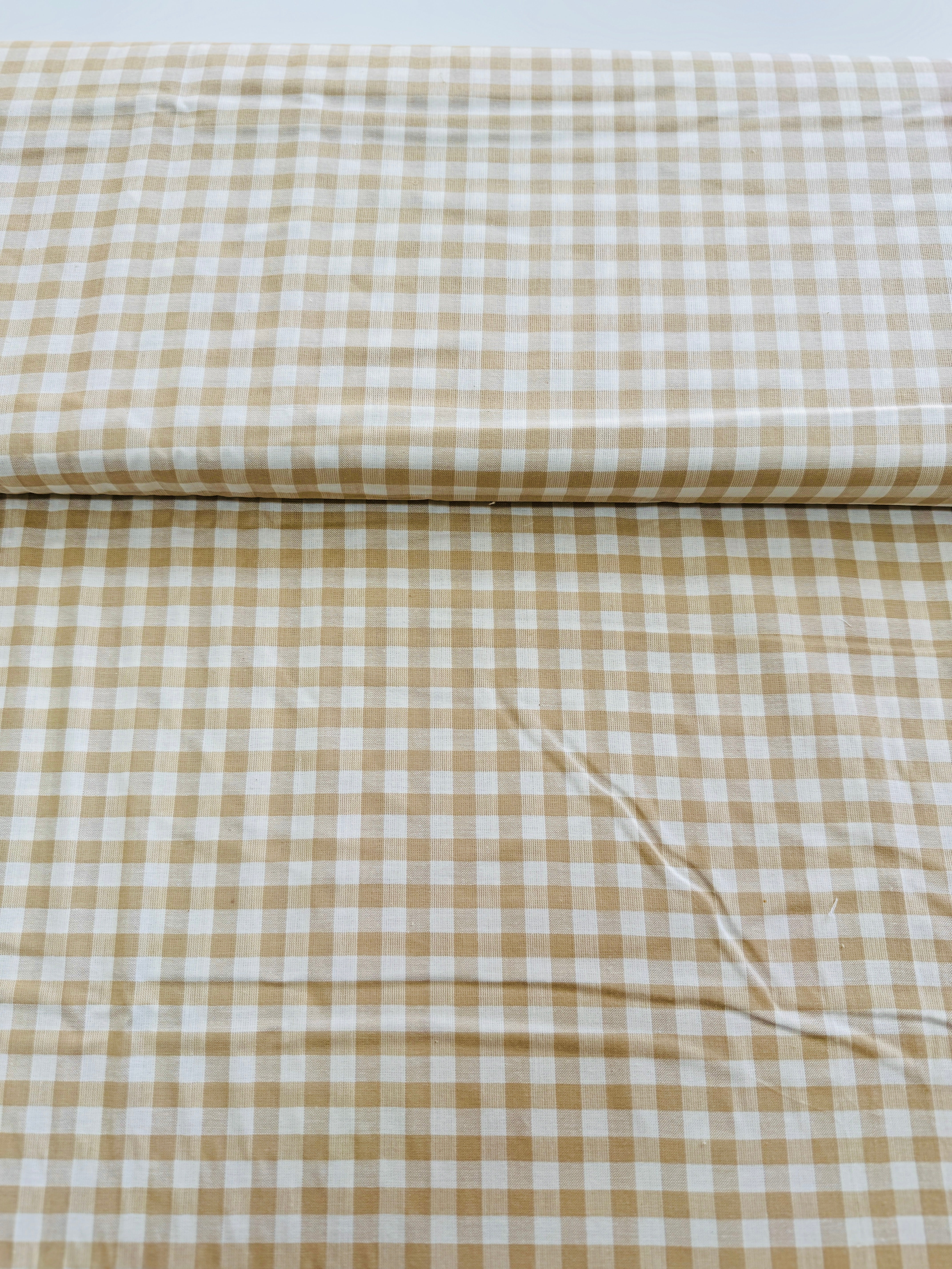 Isabella Wovens - Cream Plaid - Remnant