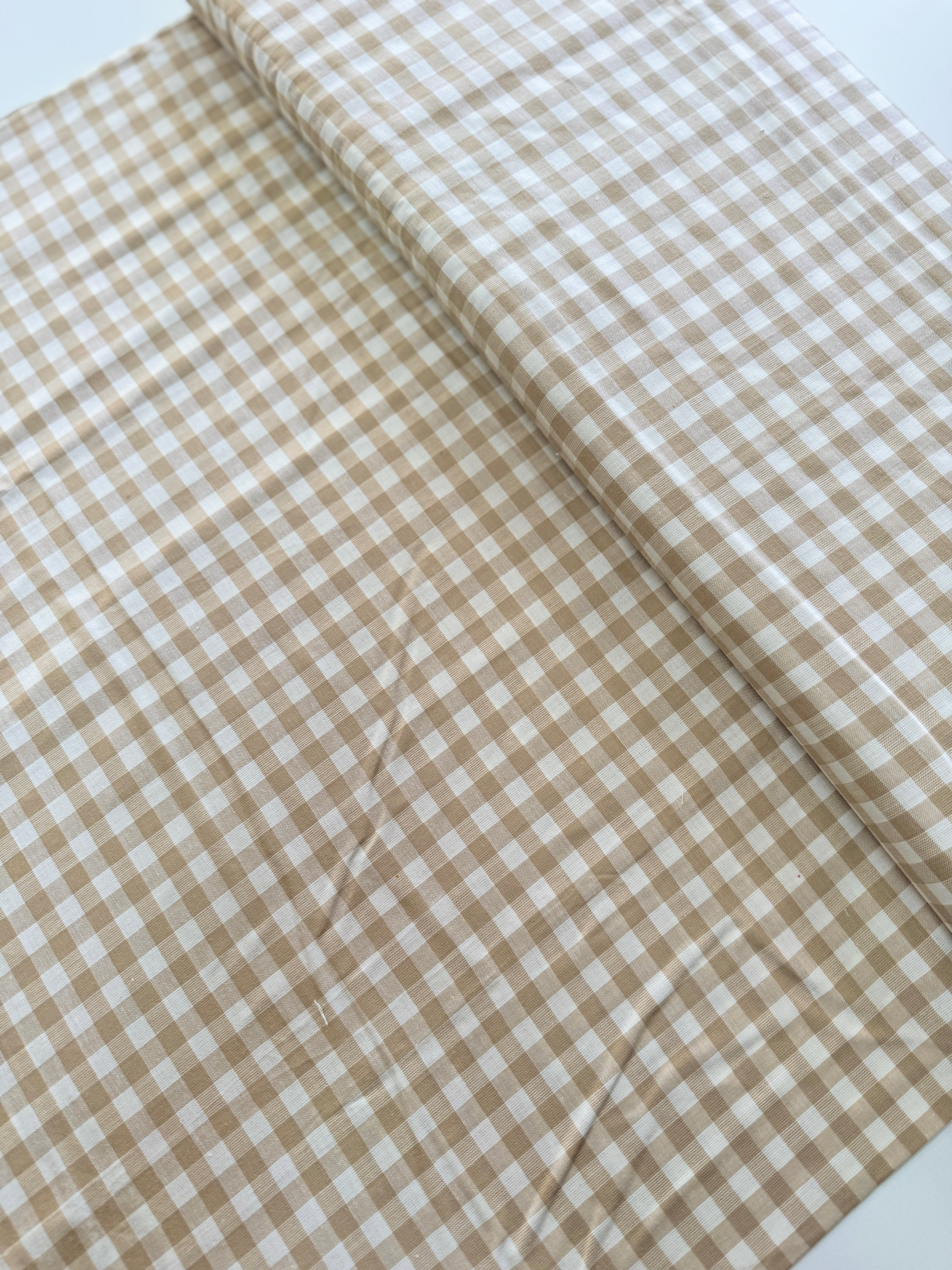 Isabella Wovens - Cream Plaid - Remnant