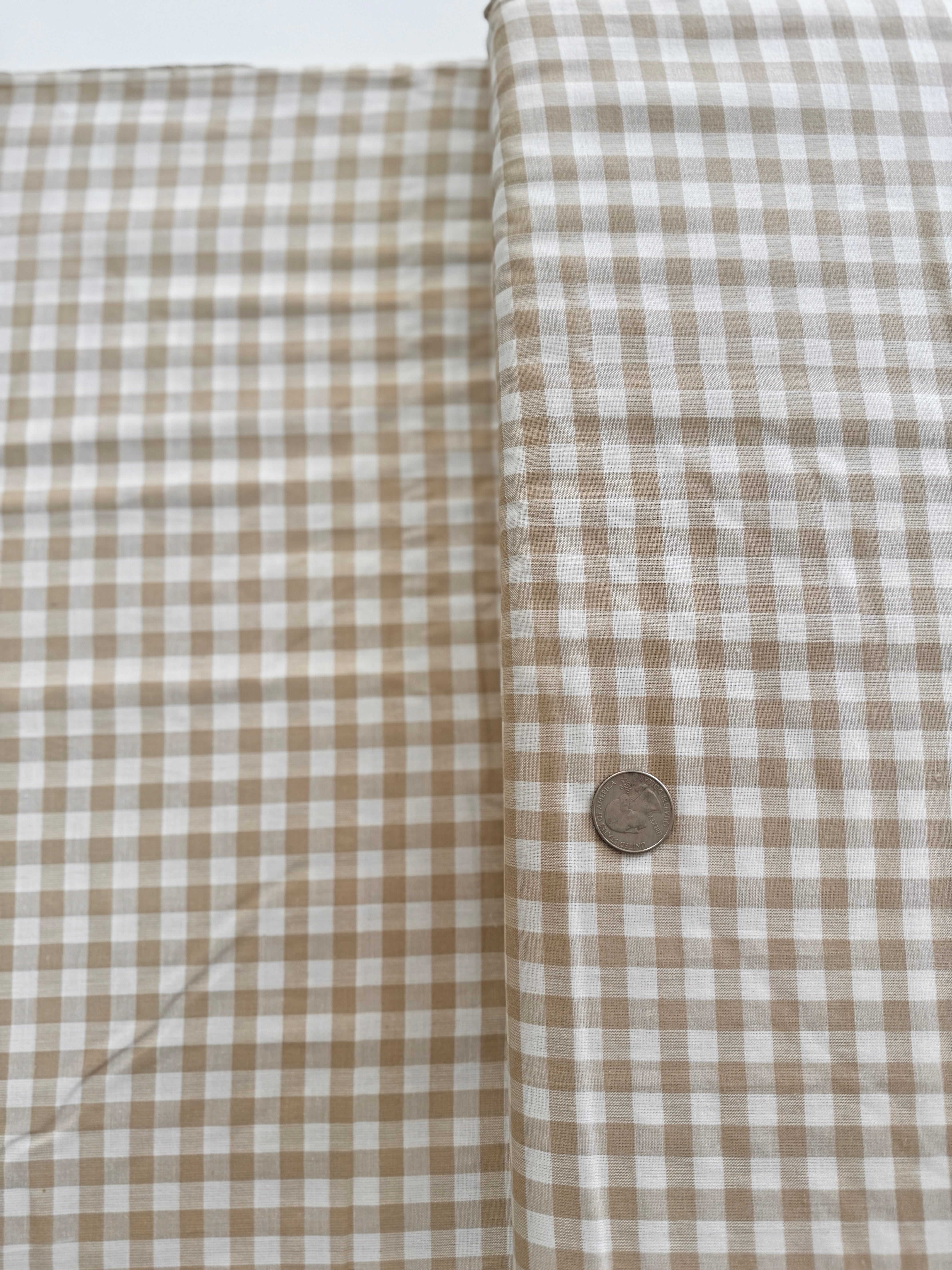 Isabella Wovens - Cream Plaid - Remnant