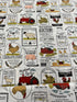 Farmstead - Vintage Farm Advertisements Porcelain Yardage