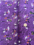 Witchy Woods on Spooky Purple Glow in the Dark Yardage
