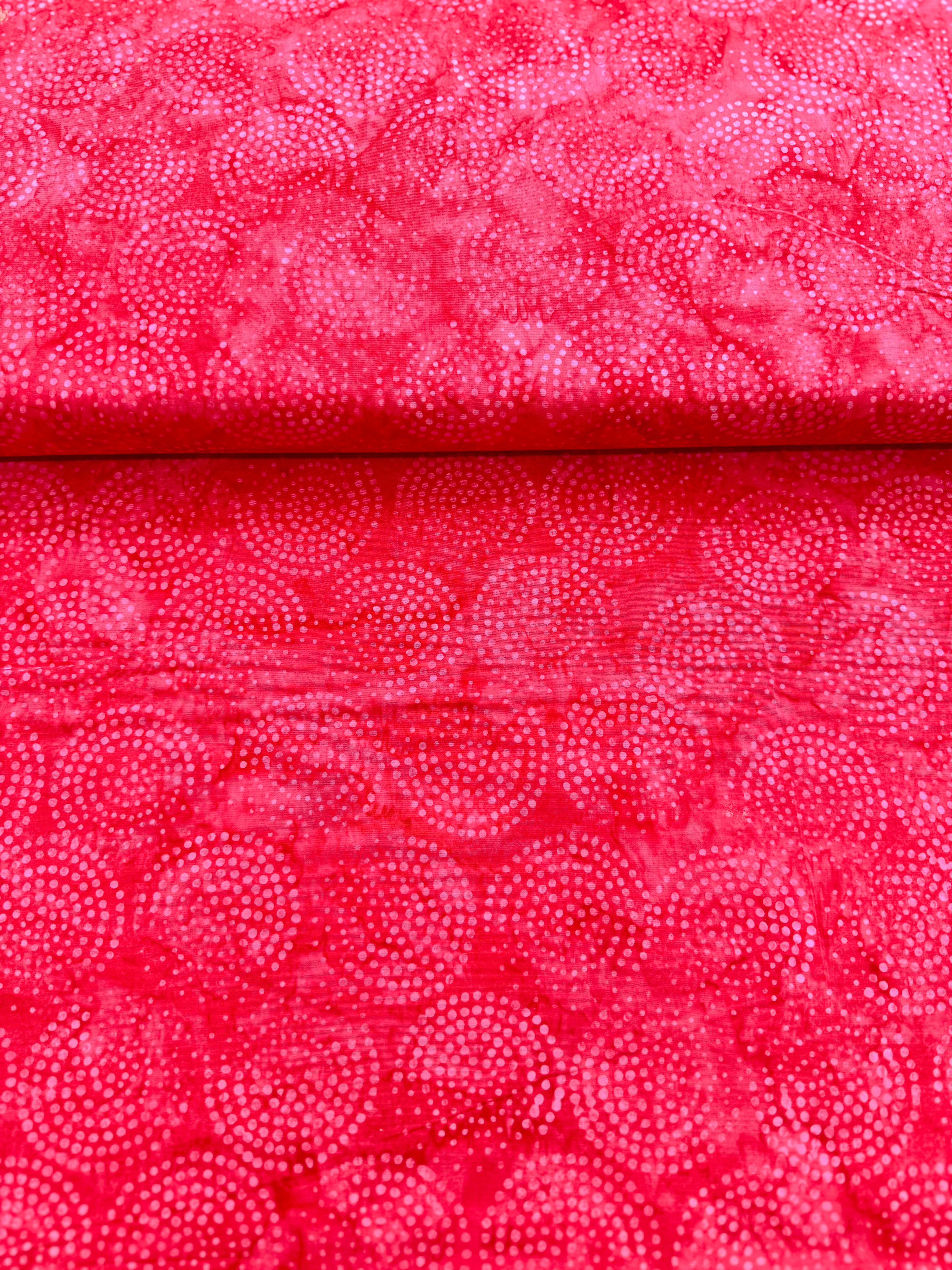 Echo Batiks – Scarlet Swirl Batik Yardage