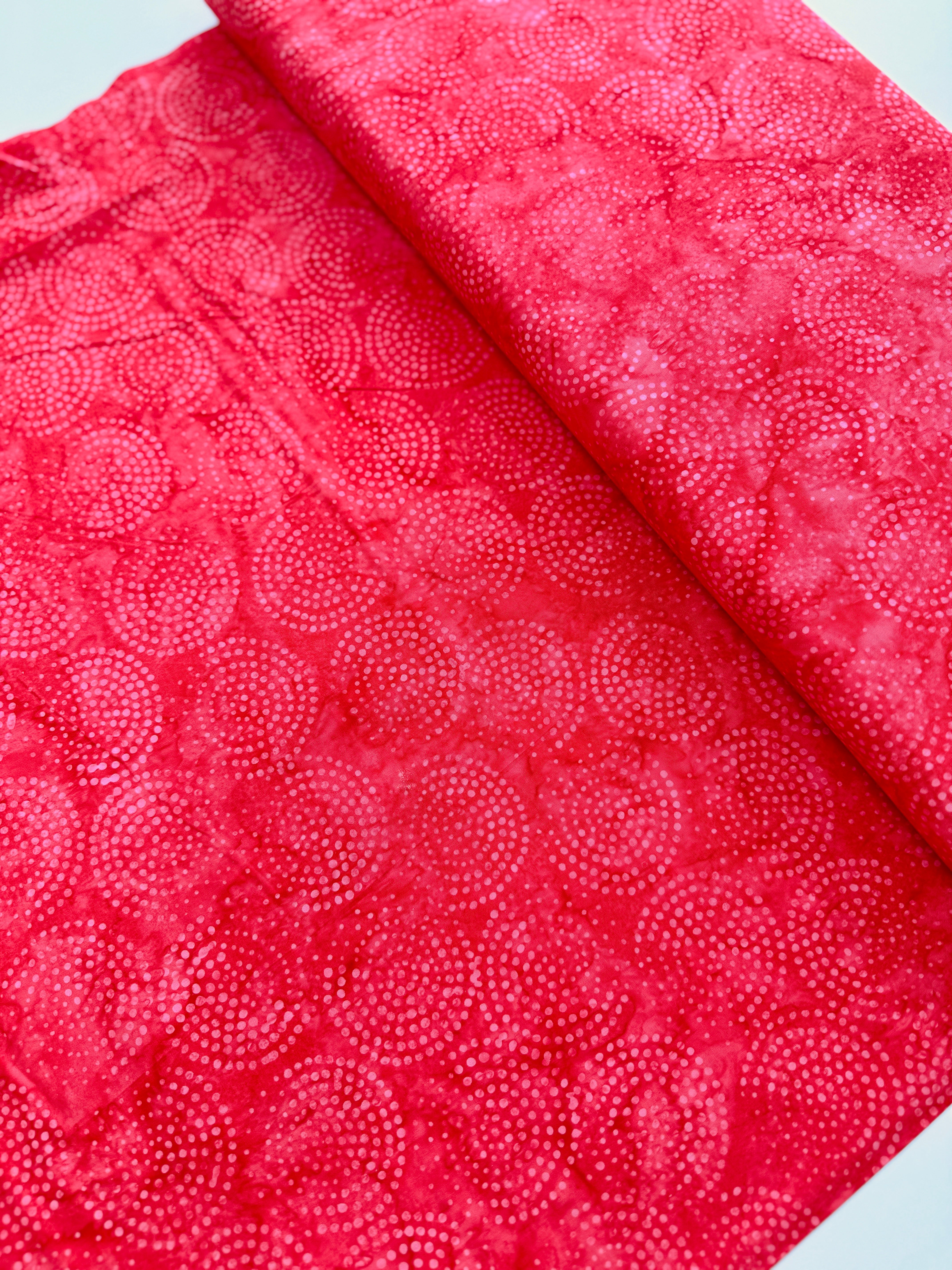 Echo Batiks – Scarlet Swirl Batik Yardage