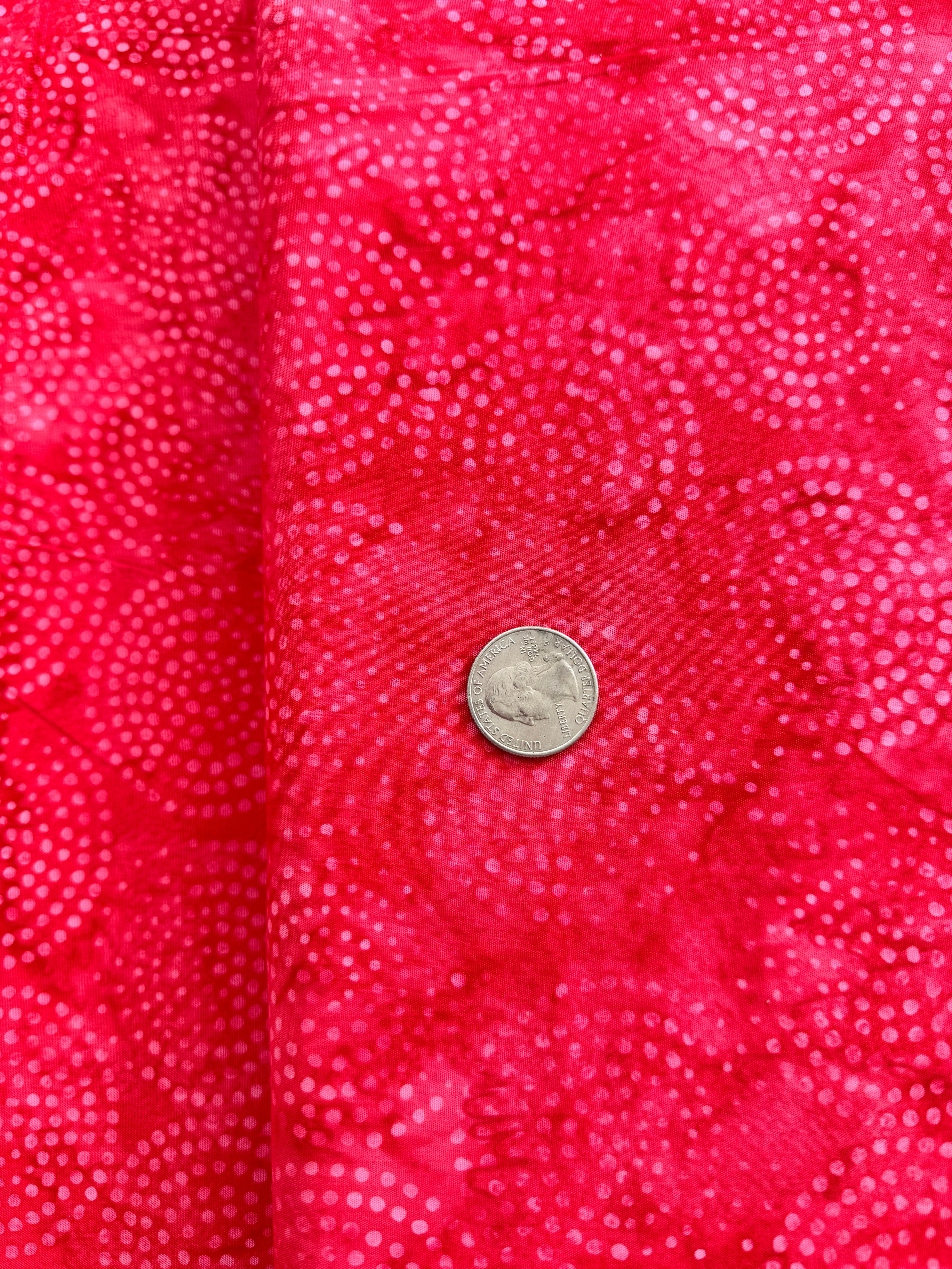 Echo Batiks – Scarlet Swirl Batik Yardage