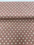Sevenberry Canvas Natural Dots - Medium Dots Blush Yardage
