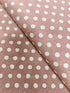Sevenberry Canvas Natural Dots - Medium Dots Blush Yardage